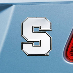 Syracuse University NCAA Chrome Auto Emblem ~ 3-D Metal