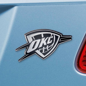 Oklahoma City Thunder NBA Emblem - Auto Emblem ~ 3-D Metal