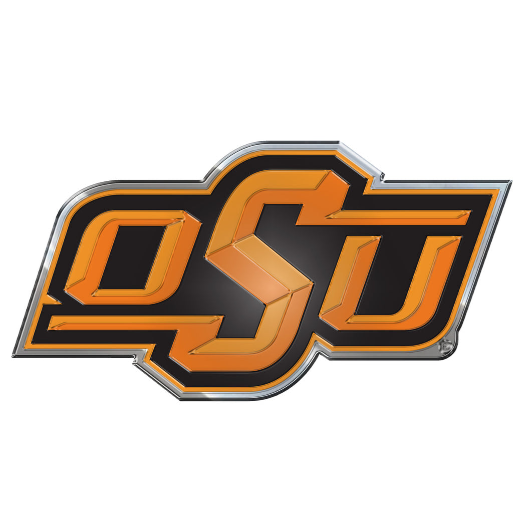 Oklahoma State University Embossed Color Emblem