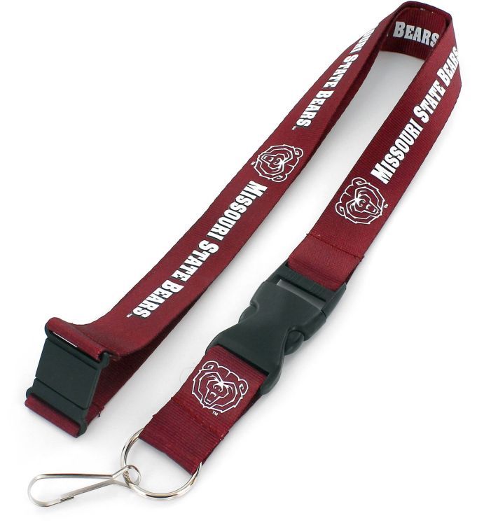 MISSOURI STATE Bears and Lady Bears Official NCAA Licensed Maroon Logo Team Lanyard