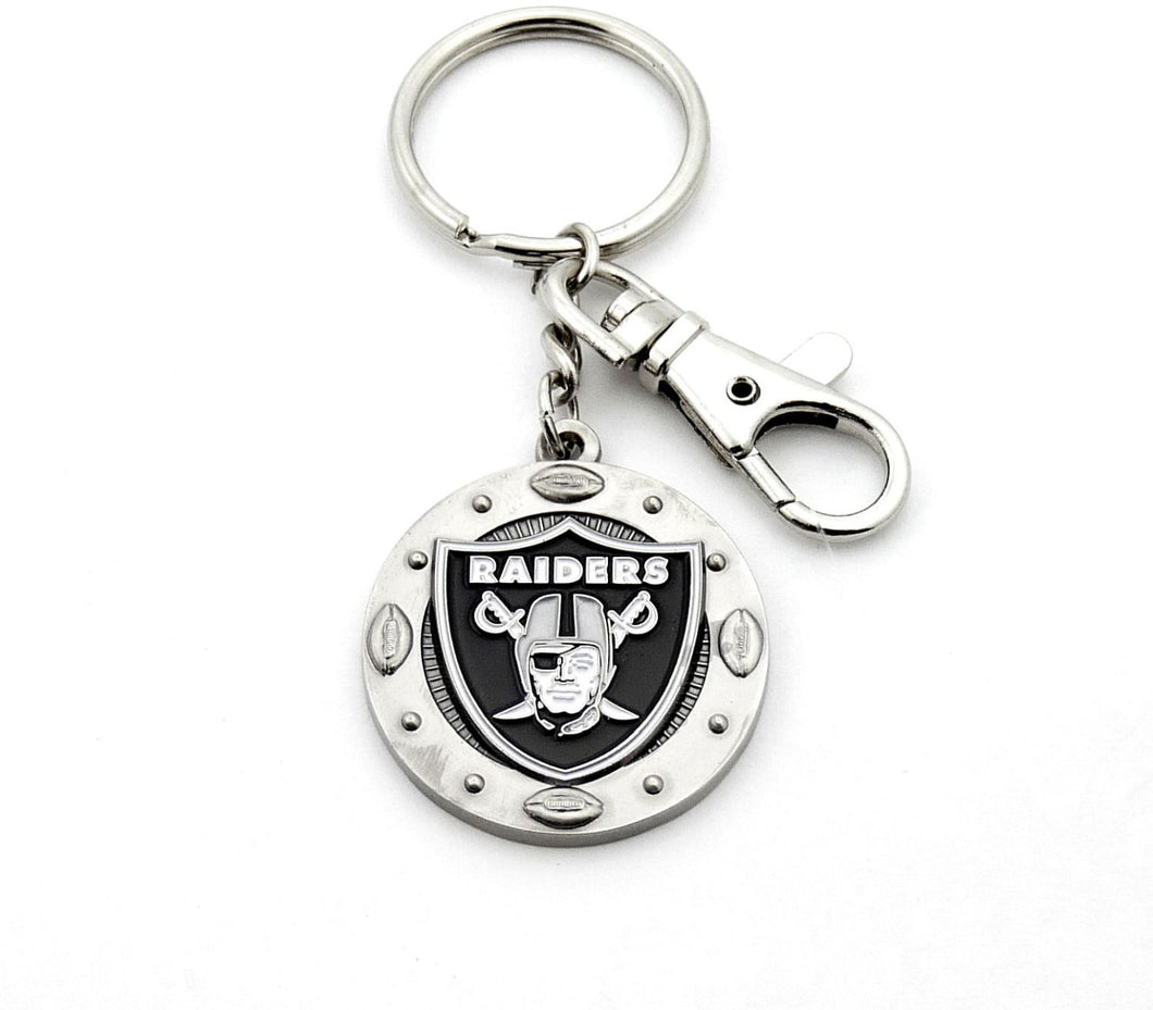Las Vegas Raiders NFL Logo Impact Keychain