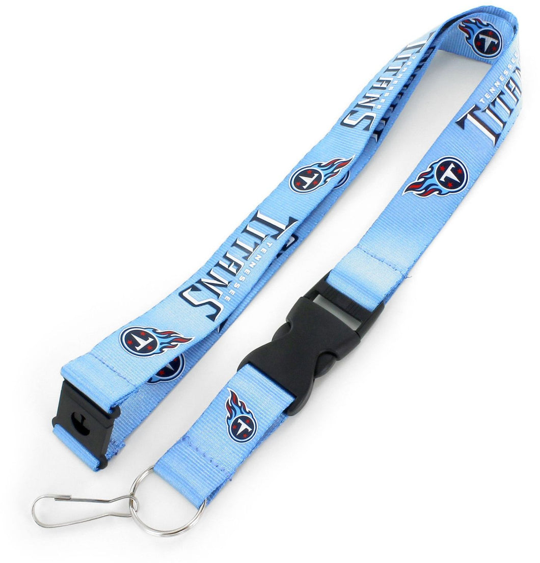 Tennessee Titans Officially Licensed Blue, Light Blue and Red NFL Logo Team Lanyard