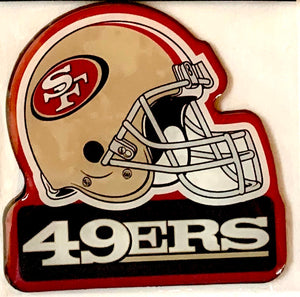 49ers NFL Licensed Helmet Magnet
