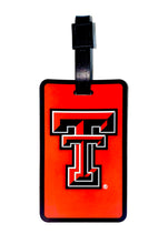 TEXAS TECH Red Raiders NCAA Licensed SOFT Luggage BAG TAG~ Red and Black