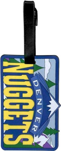 Denver NUGGETS NBA Licensed SOFT Luggage BAG TAG