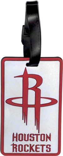 Houston ROCKETS NBA Licensed SOFT Luggage BAG TAG