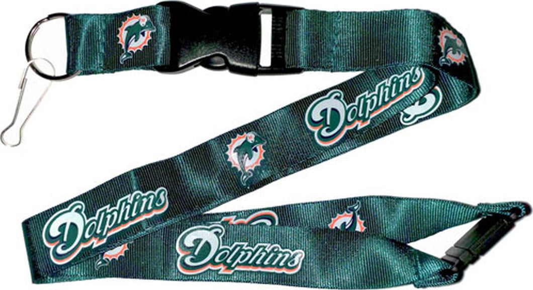 Miami Dolphins Officially Licensed Teal NFL Logo Team Lanyard